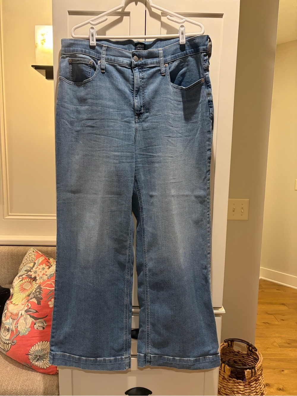 J. Crew Light Blue Wide-Leg Jeans